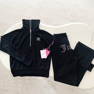 Juicy Couture Sport Tracksuit Set in Liqourice